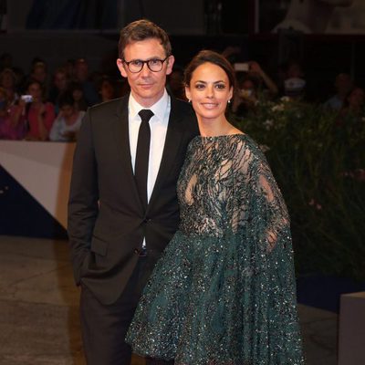 Michel Hazanavicius y Bérénice Bejo en la 72ª edición del Festival de Venecia