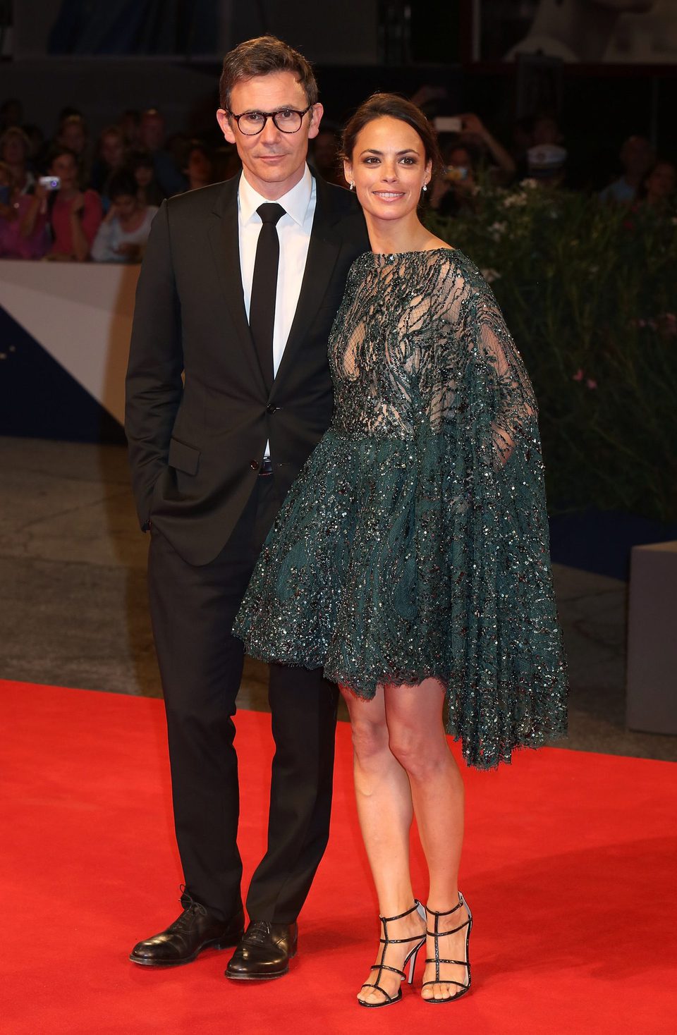 Michel Hazanavicius y Bérénice Bejo en la 72ª edición del Festival de Venecia
