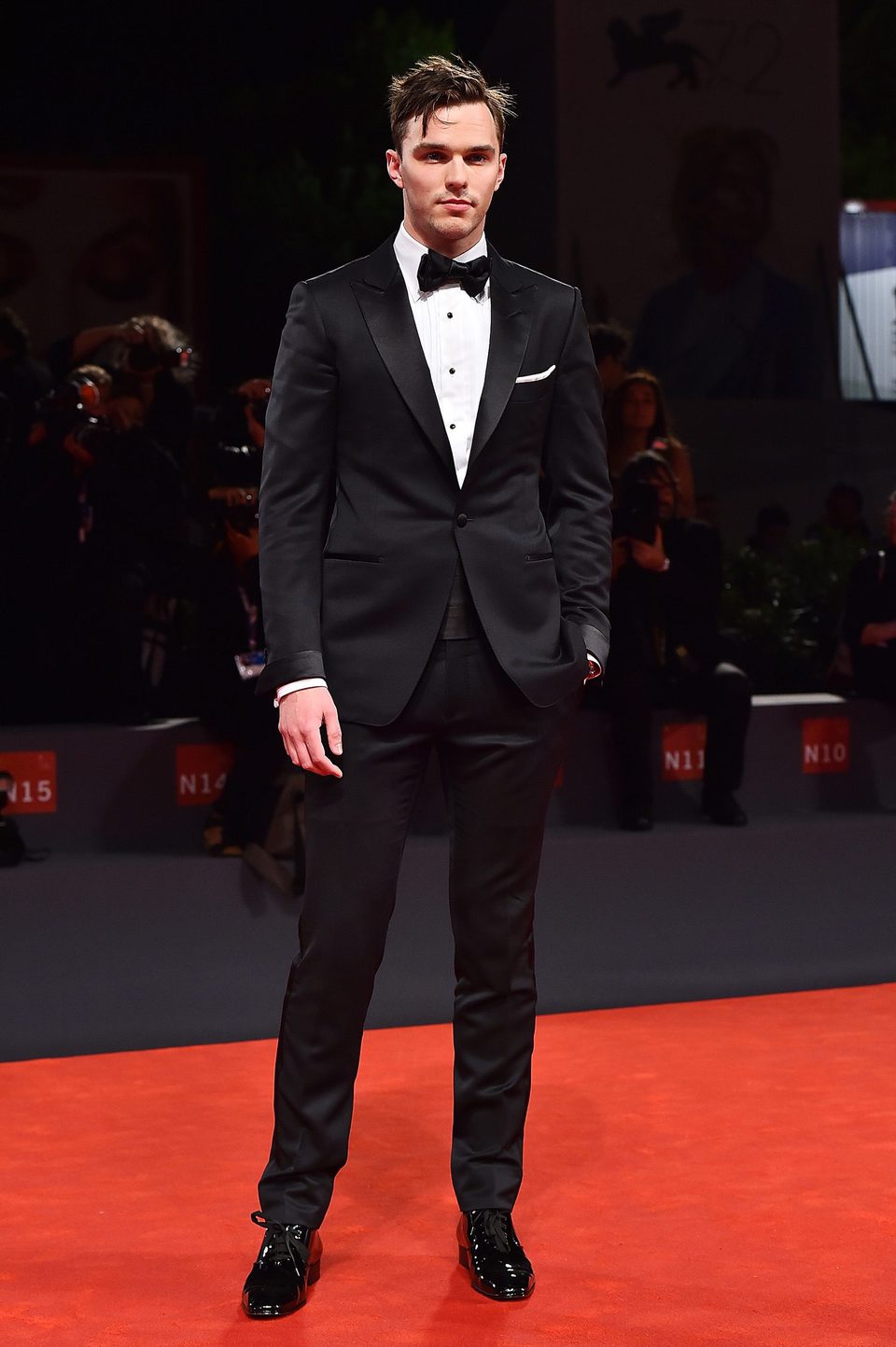 Nicholas Hoult en la 72ª edición del Festival de Venecia