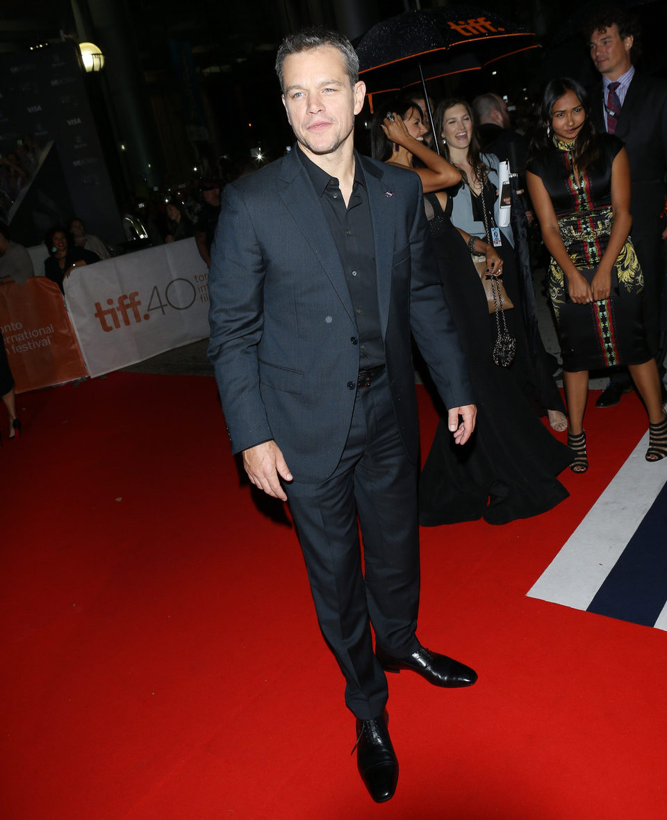 Matt Damon en el Festival de Toronto 2015