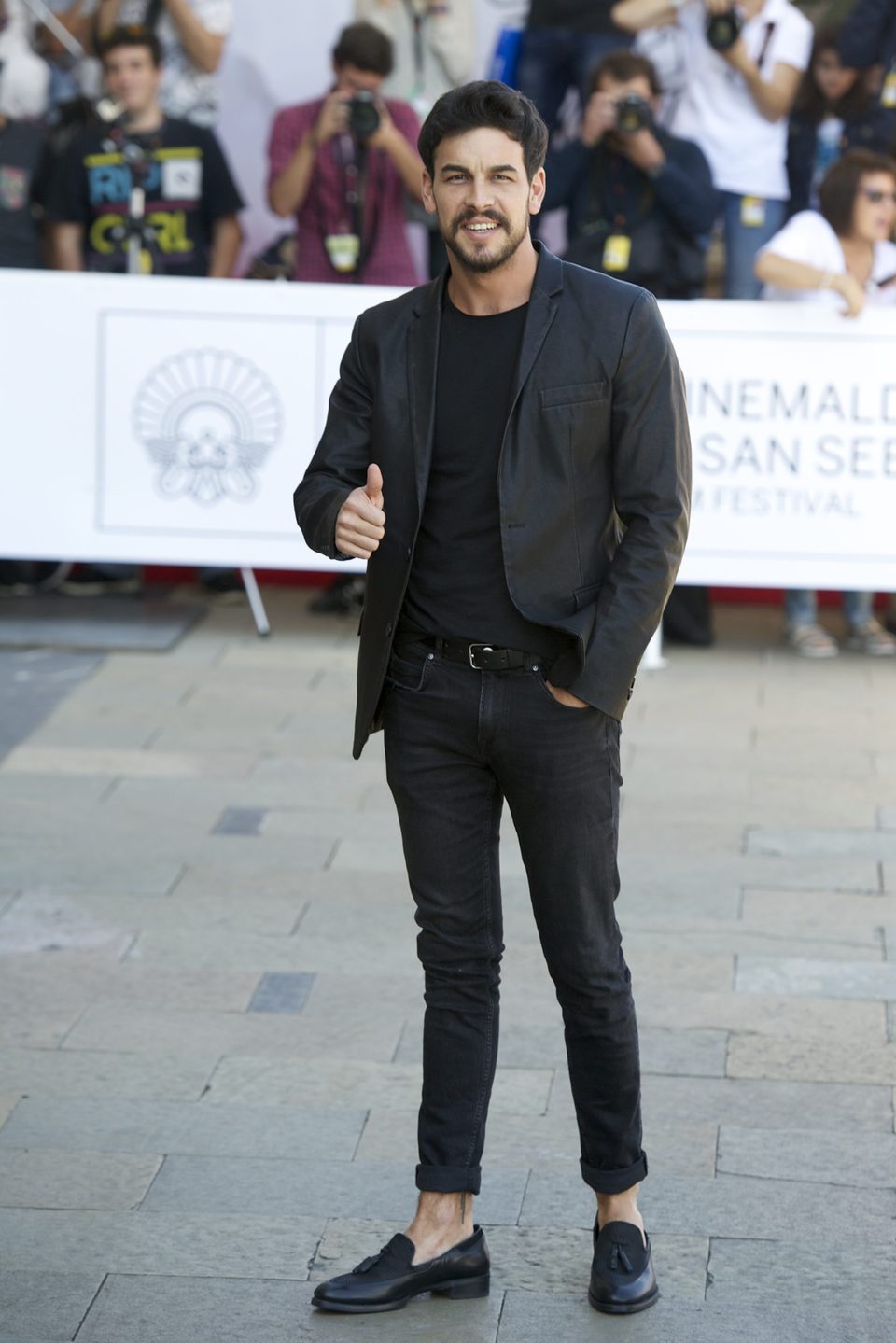 Mario Casas en el Festival de Cine de San Sebastián 2015
