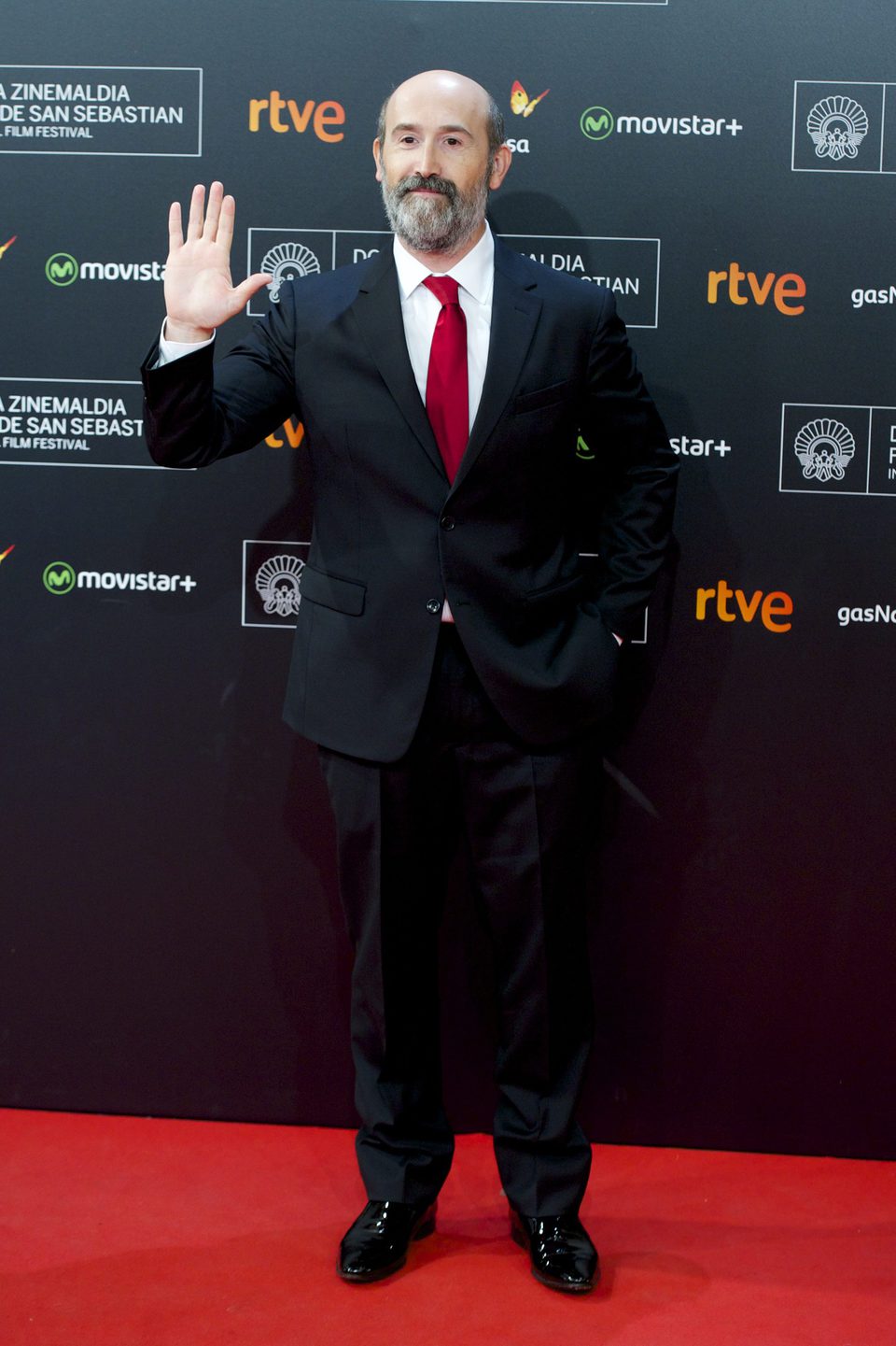 Javier Cámara posa en el Festival de Cine de San Sebastián 2015