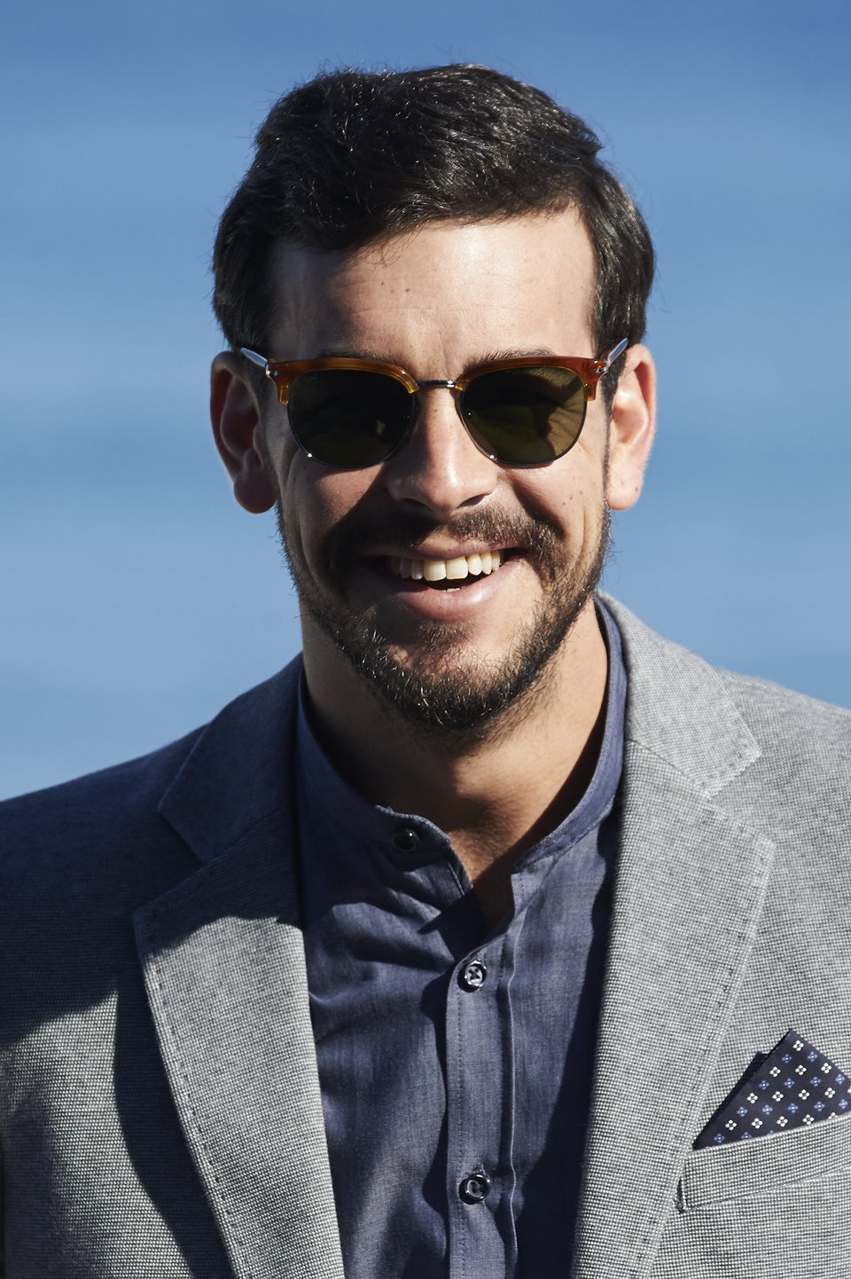 Mario Casas posando en el Festival de Cine de San Sebastián 2015