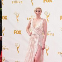 Gwendoline Christie en la alfombra roja de los Emmy 2015