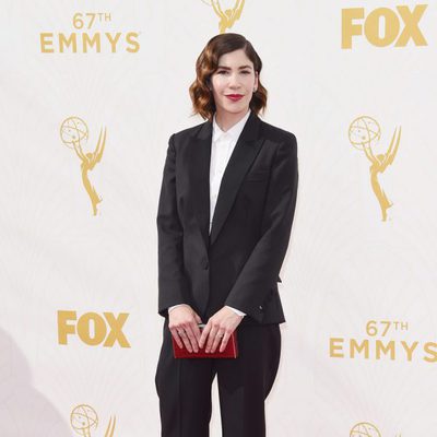 Carrie Brownstein en la alfombra roja de los Premios Emmy 2015
