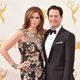 Kyle MacLachlan y Desiree Gruber en la alfombra roja de los Premios Emmy 2015