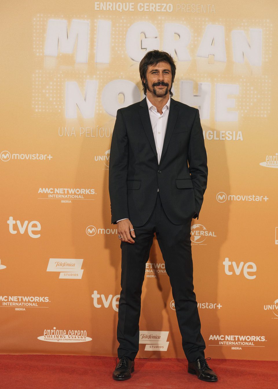 Hugo Silva en la alfombra roja de la premiere de 'Mi gran noche'