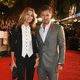 Abbey Clancy y Paul Sculfor en la premiere de 'Los Juegos del Hambre: Sinsajo - Parte 2'