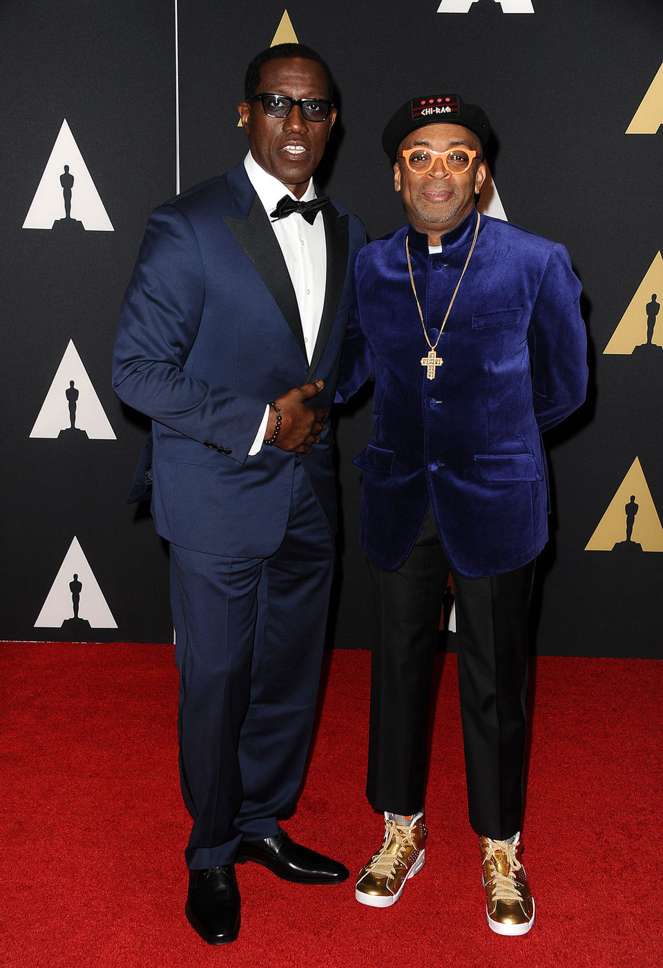 Wesley Snipes y Spike Lee en los Governor's Awards 2015