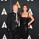 Ridley Scott y su pareja en los Governor's Awards 2015
