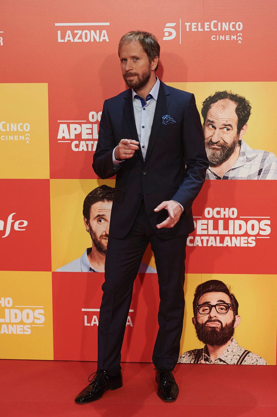 Alberto López en la Premiere de 'Ocho apellidos catalanes'