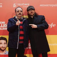 Carlos Areces y Santiago Segura en la Premiere de 'Ocho apellidos catalanes'
