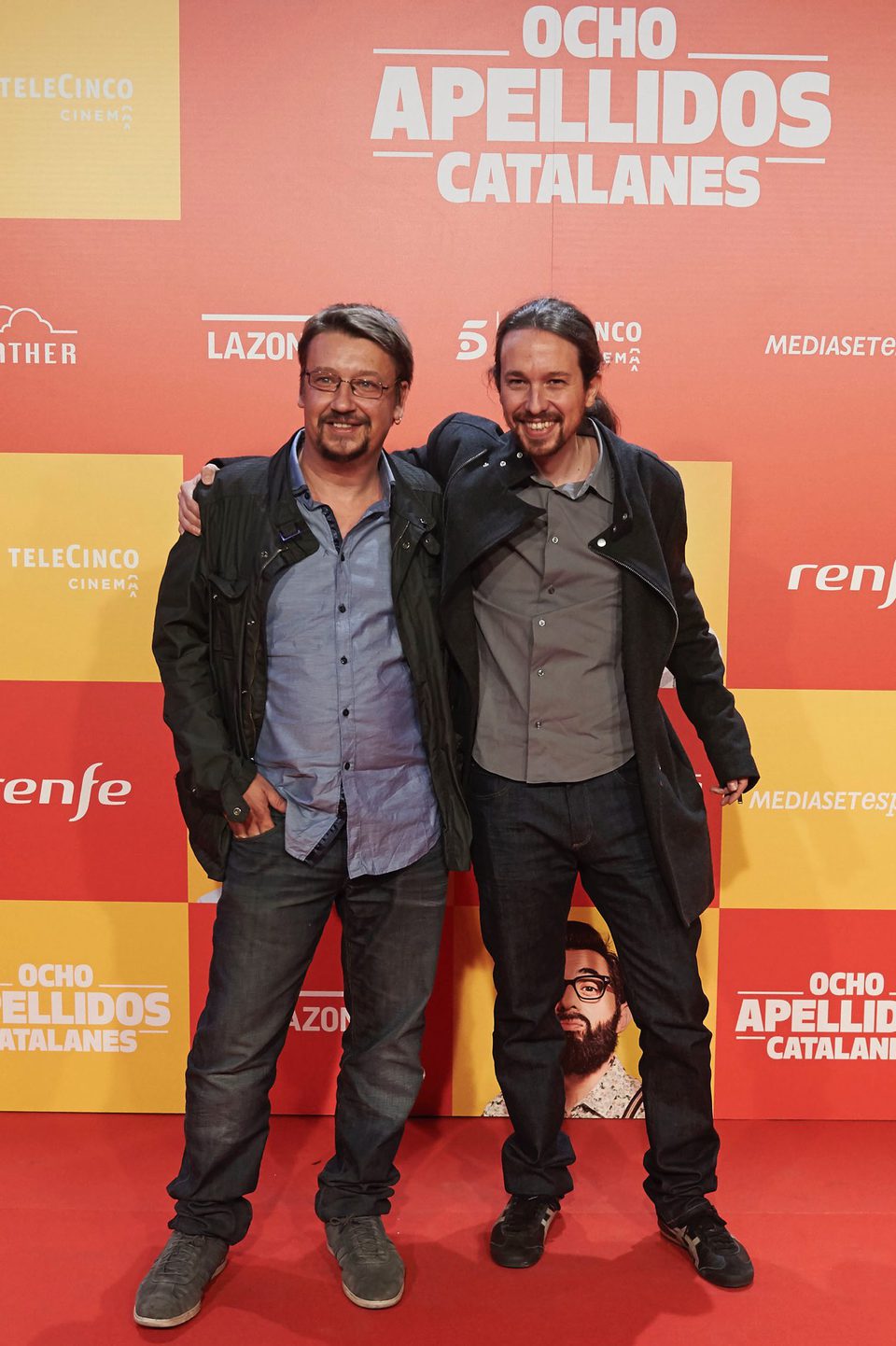 Pablo Iglesias en la Premiere de 'Ocho apellidos catalanes'