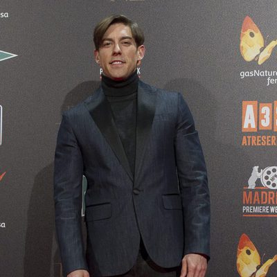 Adrián Lastra en la premiere de 'Palmeras en la nieve' en Madrid