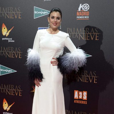 Adriana Ugarte en la premiere de 'Palmeras en la nieve' en Madrid