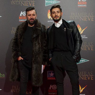 Félix Sabroso en la premiere de 'Palmeras en la nieve' en Madrid