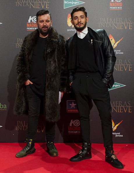 Félix Sabroso en la premiere de 'Palmeras en la nieve' en Madrid