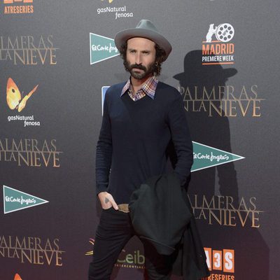 Leiva en la premiere de 'Palmeras en la nieve' en Madrid