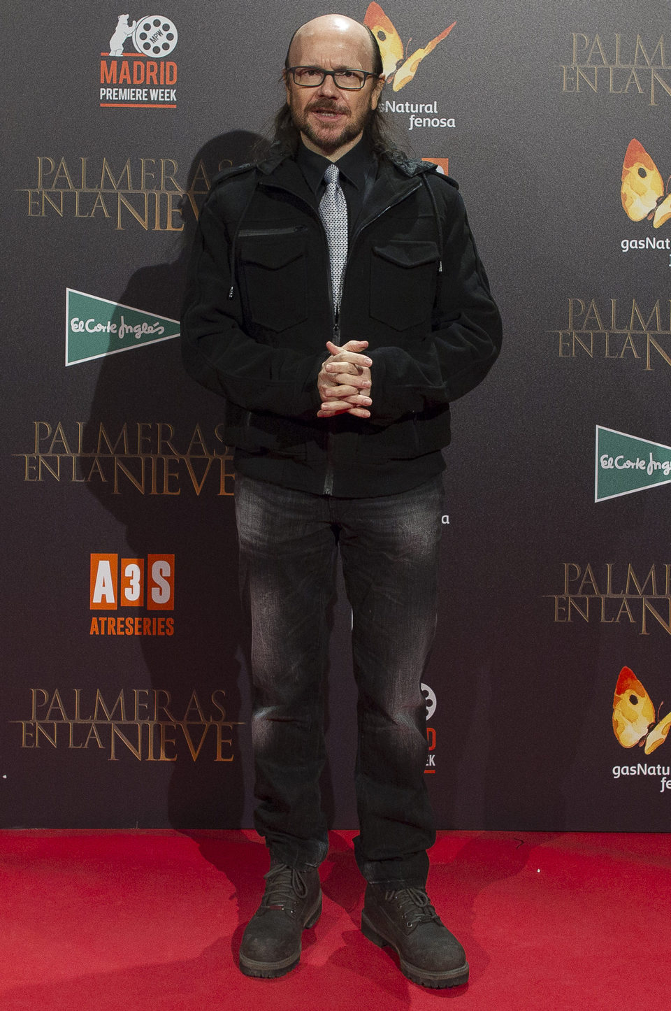 Santiago Segura en la premiere de 'Palmeras en la nieve' en Madrid