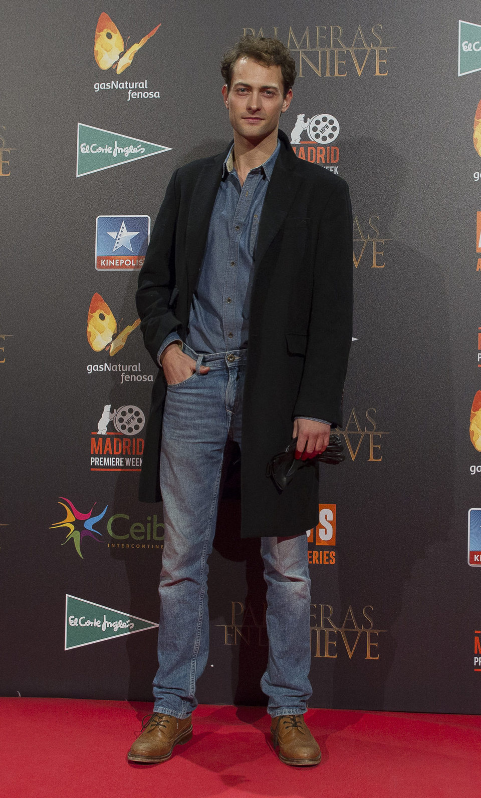 Peter Vives en la premiere de 'Palmeras en la nieve' en Madrid