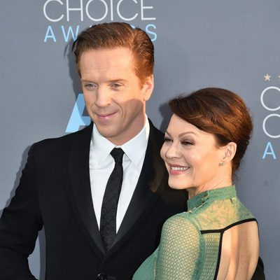 Damien Lewis llegó a la alfombra roja de los Critics Choice Awards 2016 con su mujer 