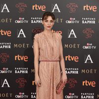 Leticia Dolera en la alfombra roja de los Premios Goya 2016