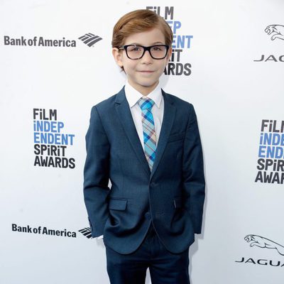 Jacob Tremblay en la alfombra roja de los Independent Spirit Awards 2016