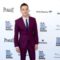 Rami Malek en la alfombra roja de los Independent Spirit Awards 2016