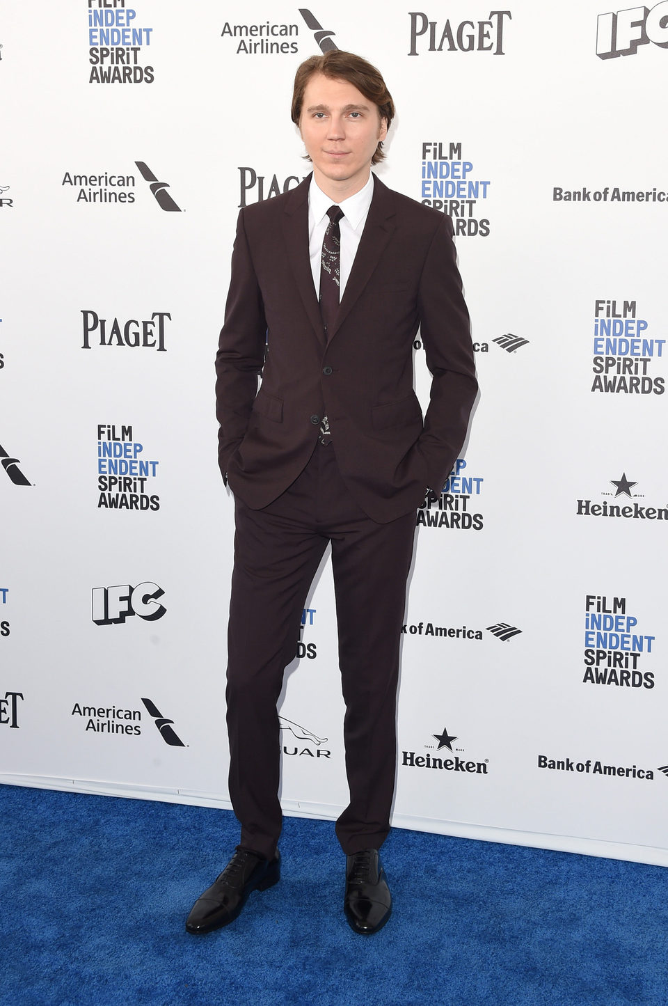Paul Dano en la alfombra roja de los Independent Spirit Awards 2016
