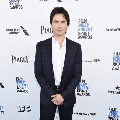 Ian Somerhalder en la alfombra roja de los Independent Spirit Awards 2016