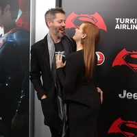 Darren Le Gallo y Amy Adams juntos en la premiere de 'Batman v Superman' en Nueva York