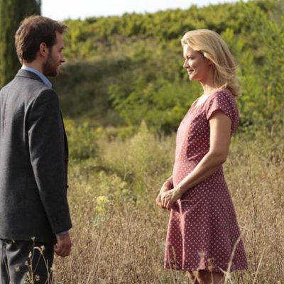 Pastel de pera con lavanda