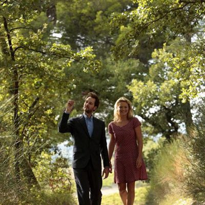 Pastel de pera con lavanda