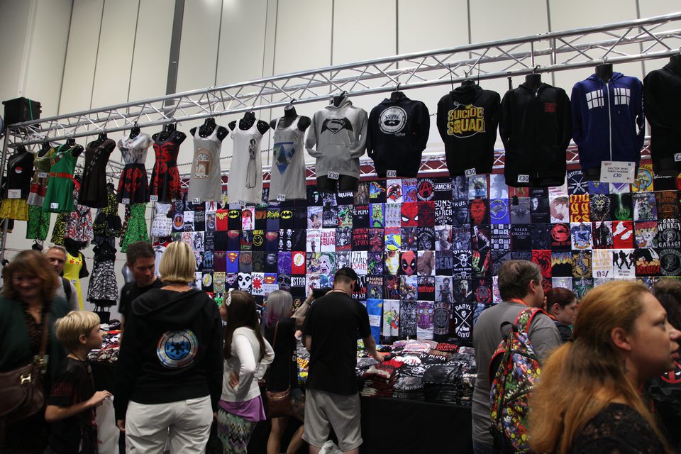 Tienda de camisetas en la Star Wars Celebration 2016