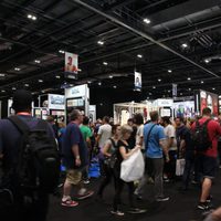 Una de las zonas de stands de la Star Wars Celebration 2016