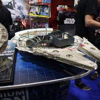 Maqueta del Halcón Milenario en la Star Wars Celebration 2016
