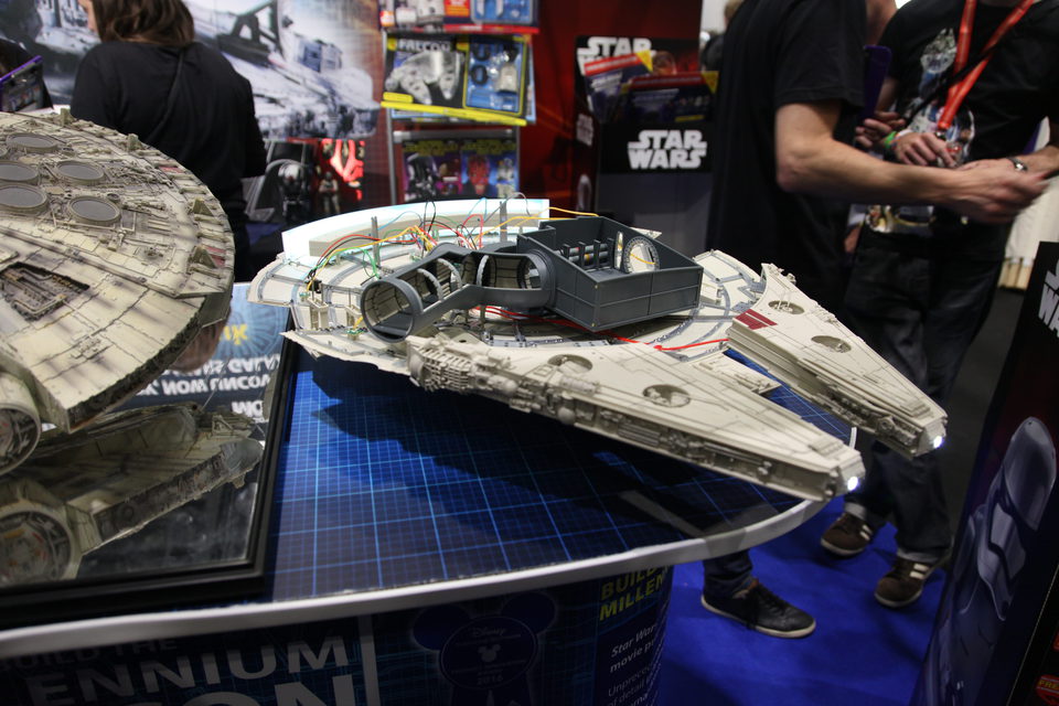 Maqueta del Halcón Milenario en la Star Wars Celebration 2016