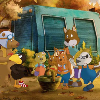 Cuervito calcetín: la gran carrera