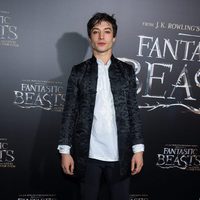 Ezra Miller en la premiere mundial de 'Animales fantásticos y dónde encontrarlos'
