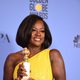 Viola Davis tras la ceremonia de los Globos de Oro 2017