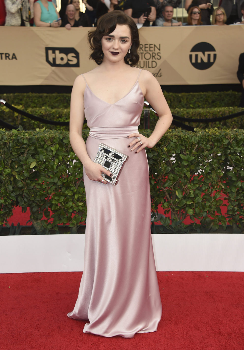 Maisie Williams en la alfombra roja de los SAG Awards 2017