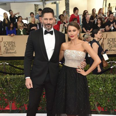 Sofía Vergara y Joe Manganiello en la alfombra roja de los SAG Awards 2017