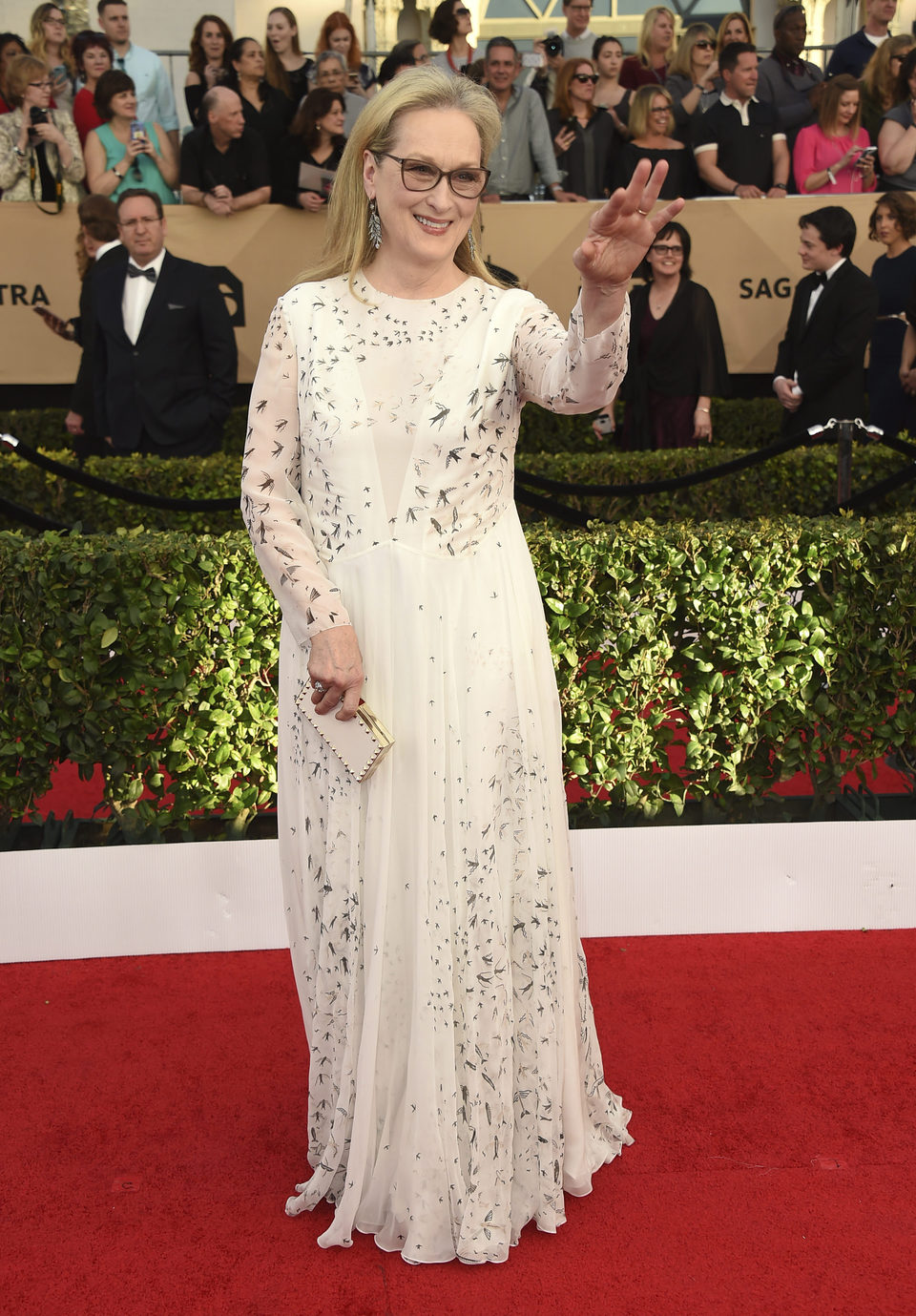 Meryl Streep en la alfombra roja de los SAG Awards 2017
