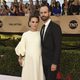 Natalie Portman y Benjamin Millepied en la alfombra roja de los SAG Awards 2017