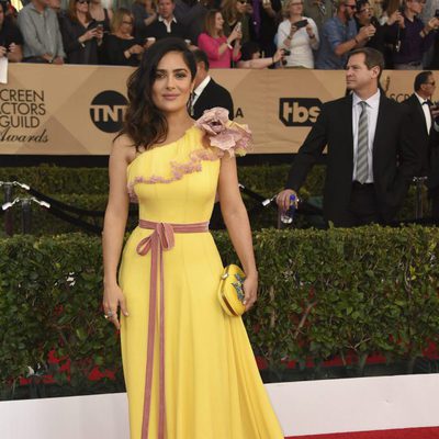 Salma Hayek en la alfombra roja de los SAG Awards 2017