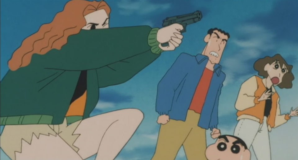 Shin Chan en busca de las bolas perdidas