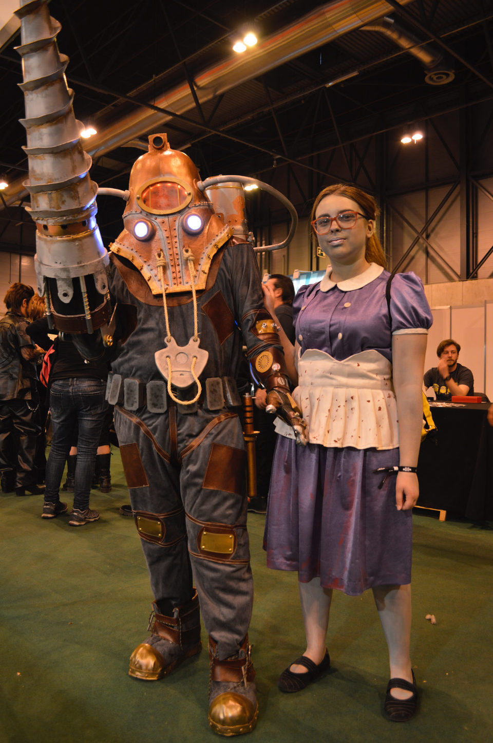 Little Sister y Big Daddy del 'Bioshock 2'