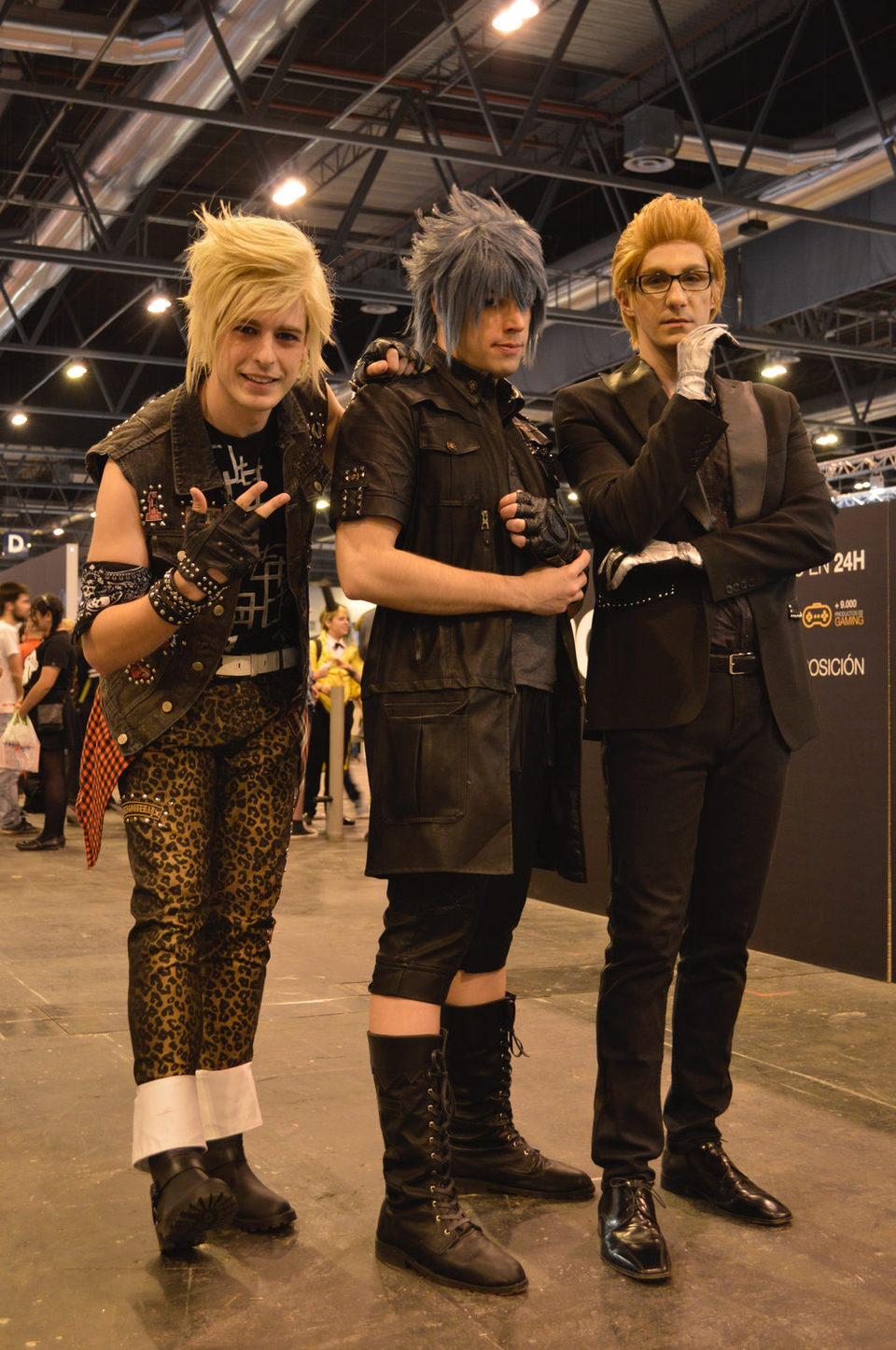 Prompto, Noctis e Ignis del 'Final Fantasy XV'