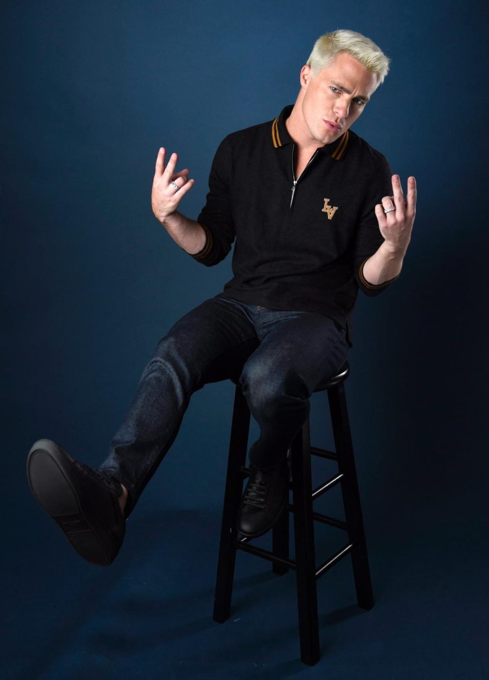 Colton Haynes posa para un retrato en la Comic-Con 2017