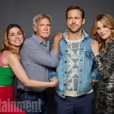 El reparto de 'Blade Runner: 2049' posa en la Comic-Con 2017